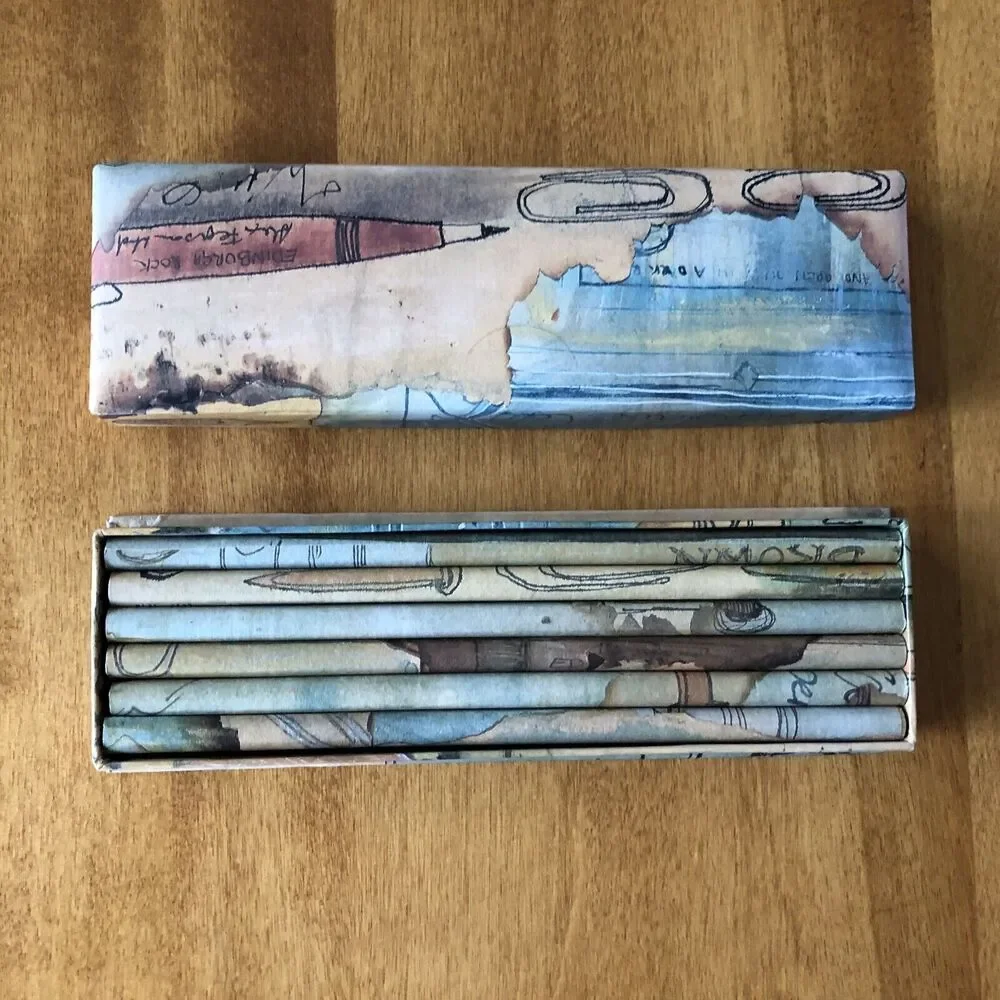 Pier 1 Imports Pencil Set with Case 12 Count NEW